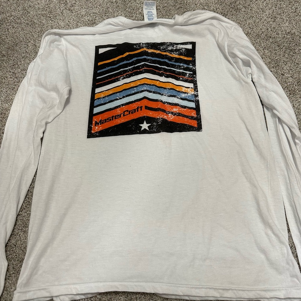 Mastercraft White Long Sleeve Shirt